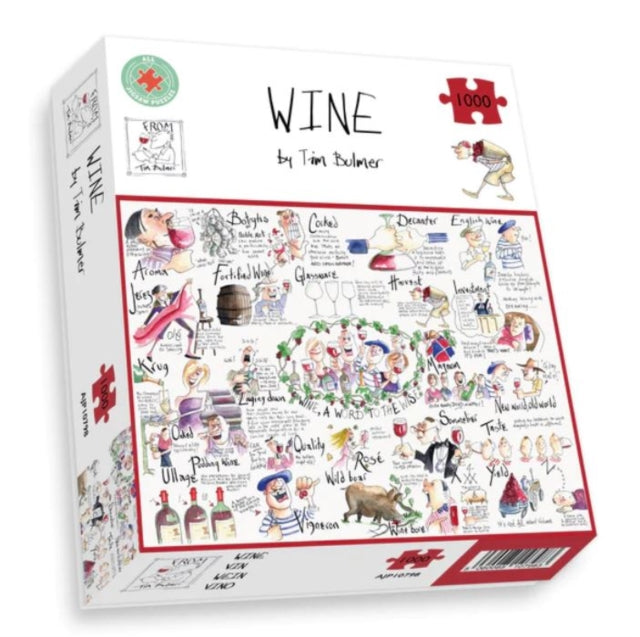 Tim Bulmers Wine Jigsaw 1000 Piece Puzzle