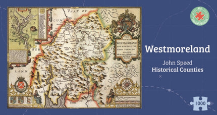 Westmoreland Historical 1610 Map 1000 Piece Puzzle