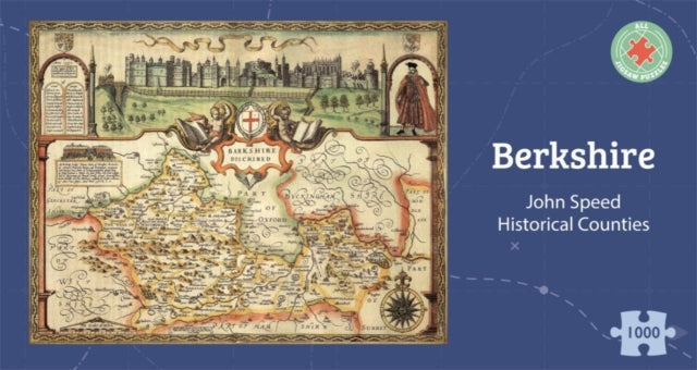 Berkshire Historical 1610 Map 1000 Piece Puzzle