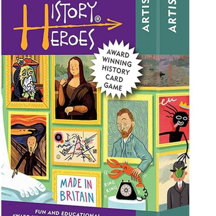 History Heroes ARTISTS card game