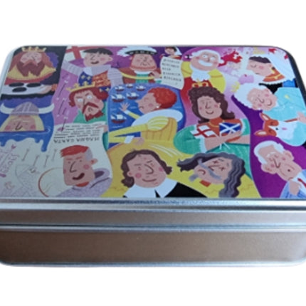 History Heroes KINGS  QUEENS Gift Tin