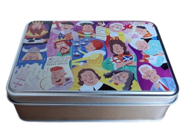 History Heroes KINGS  QUEENS Gift Tin