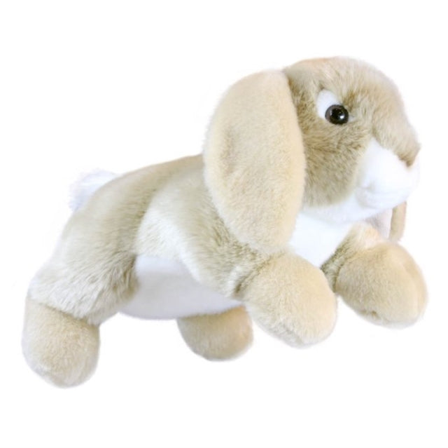 Rabbit LopEared  Beige  White Soft Toy