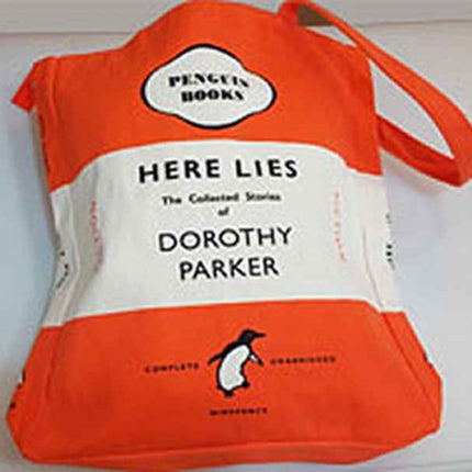 HERE LIES  DOROTHY PARKER BOOK BAG