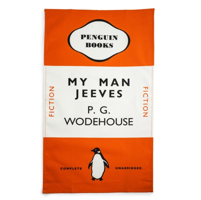 MY MAN JEEVES TEA TOWEL ORANGE