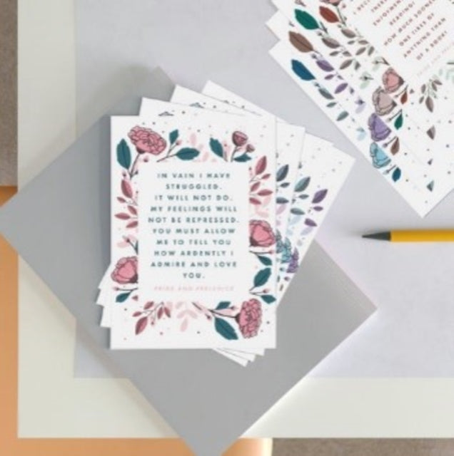 Jane Austen Quotes  12 Postcard Set