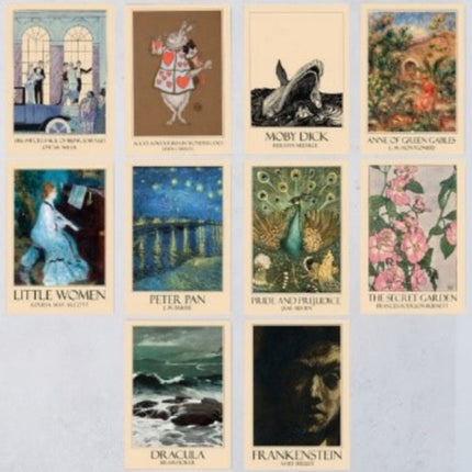 Literary Art  10 Postcards