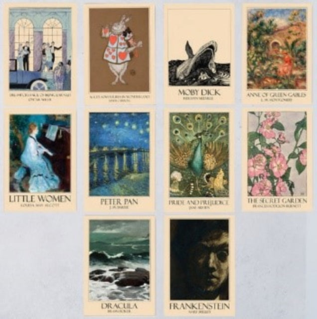 Literary Art  10 Postcards