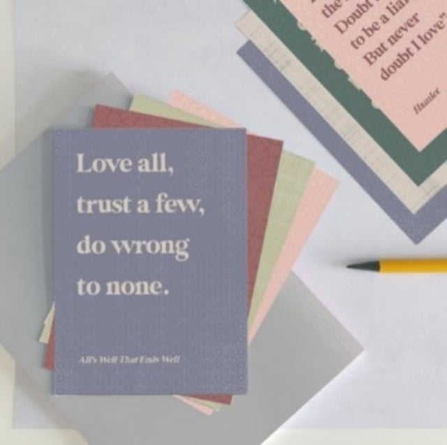 Shakespeare Quotes  12 Postcard Set