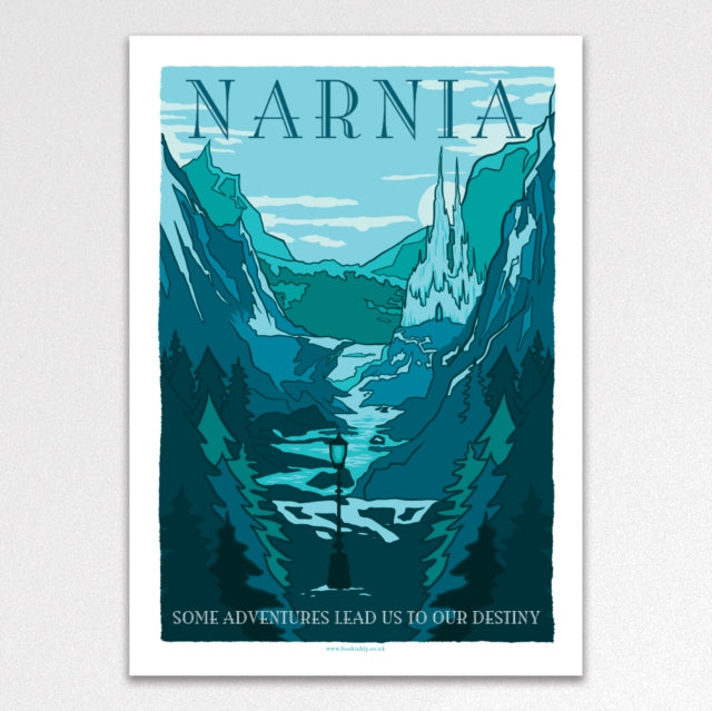 Narnia Vintage Travel Poster A3 Art Print