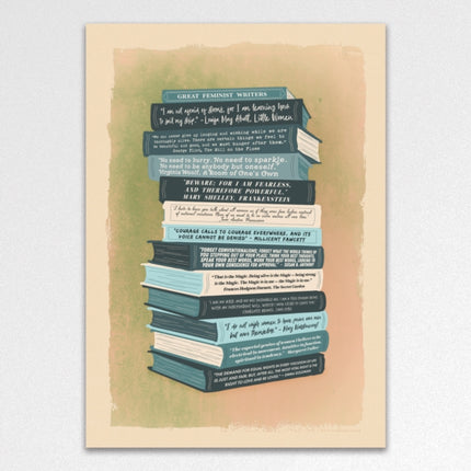 Feminist Writers A3 Art Print