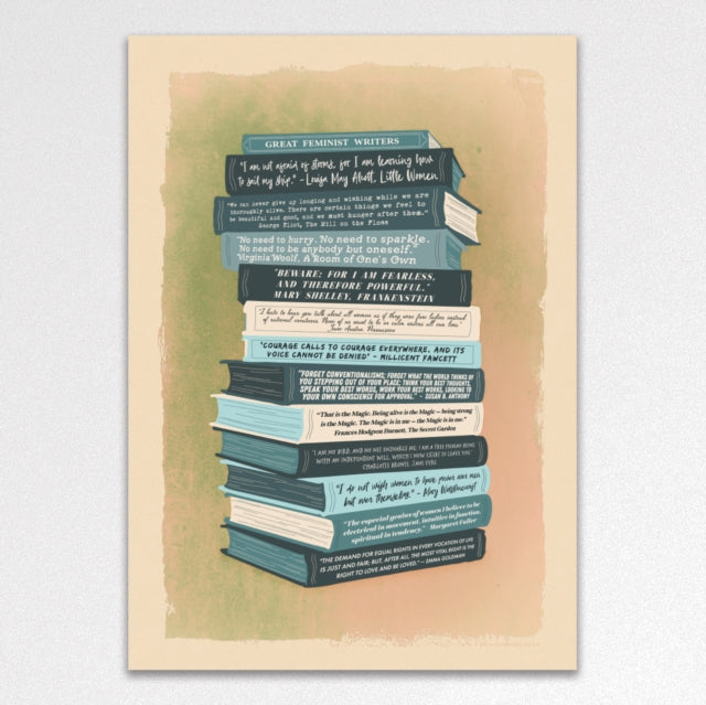 Feminist Writers A3 Art Print