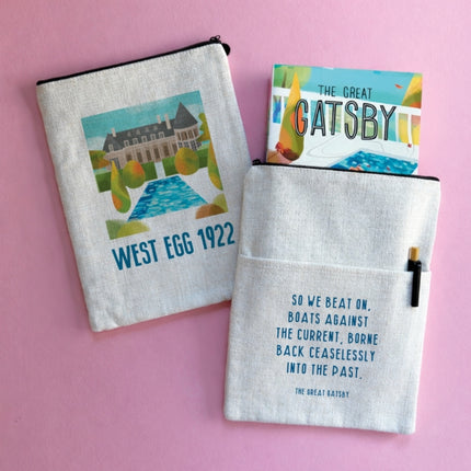 Great Gatsby West Egg Book Sleeve