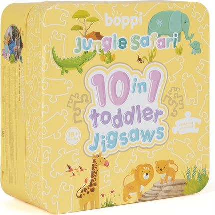 Boppi 10 in 1 Toddler Jigsaw Puzzle  Jungle Safari