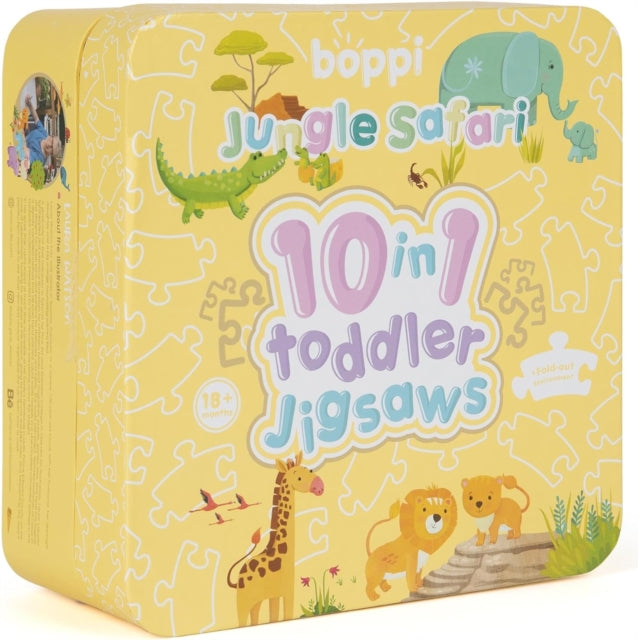 Boppi 10 in 1 Toddler Jigsaw Puzzle  Jungle Safari