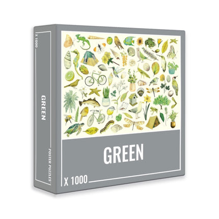 Green Jigsaw Puzzle 1000 pieces