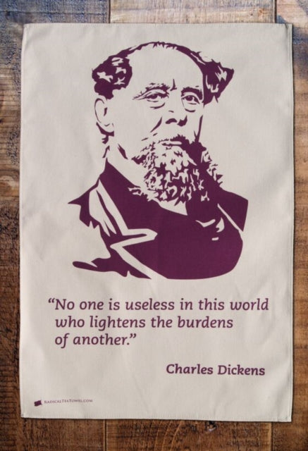 CHARLES DICKENS TEA TOWEL