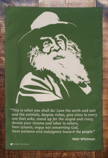 WALT WHITMAN TEA TOWEL