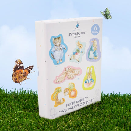 Peter Rabbit Puzzles Pack. Includes 6 x 2Part