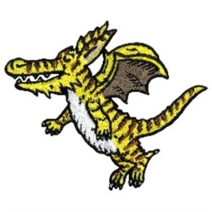 Yellow Dragon Sew On Patch