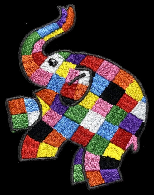 Elmer Jumping Left Sew On Patch