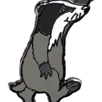 Badger Character Pin Badge