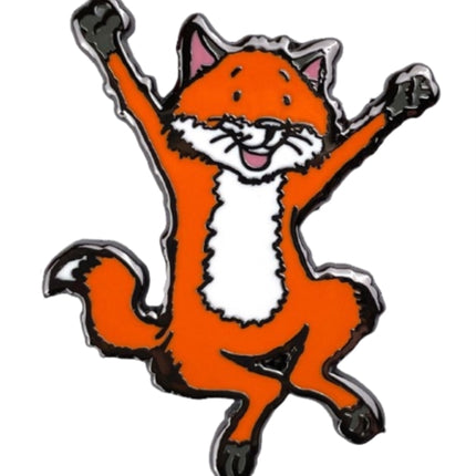 Fox Character Pin Badge