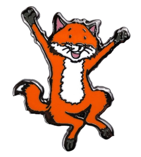 Fox Character Pin Badge