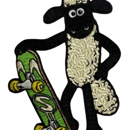 Shaun Skateboard Sew On Patch