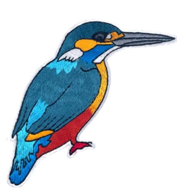 Kingfisher Sew On Patch