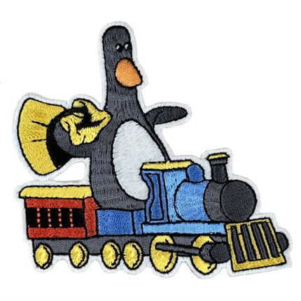 Feathers Train Sew On Patch