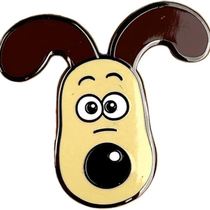 Gromit Head Pin Badge