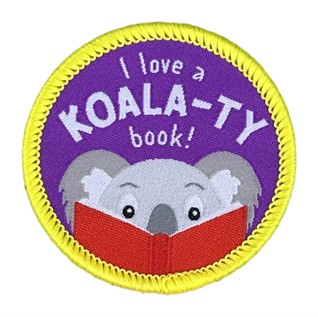 I Love a Koalaty Book Sew On Patch
