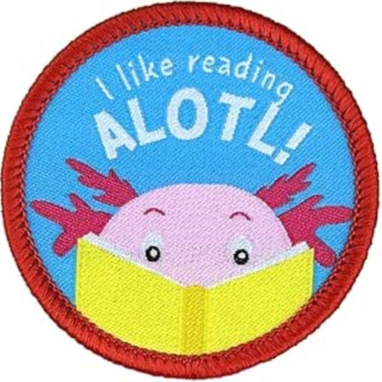 I Like Reading Alotl Sew On Patch