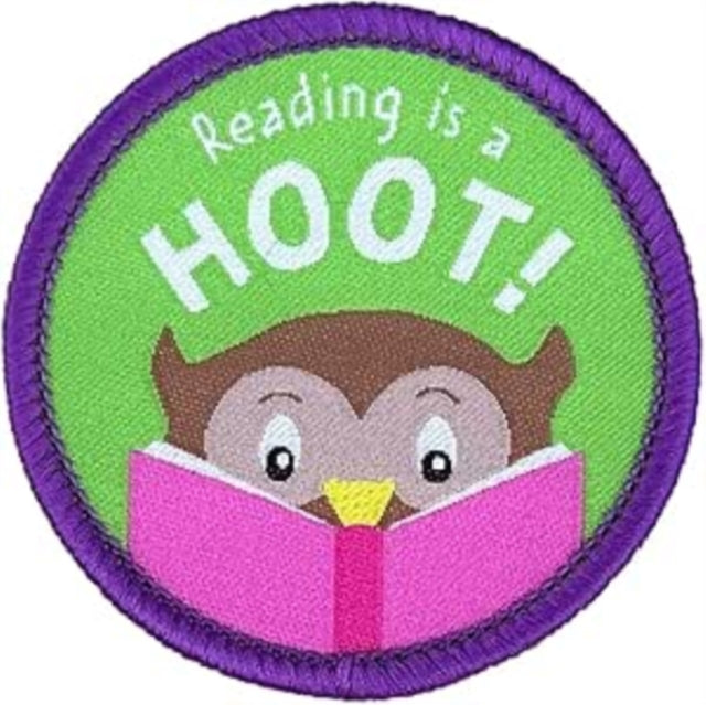 Reading is a Hoot Sew On Patch