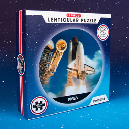 NASA Lenticular Puzzle. 500 Piece NASA Inspired