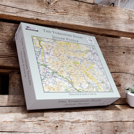 OS Map 500 Piece Premium Jigsaw Puzzle  Yorkshire Dales National Park