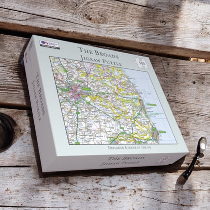 OS Map 500 Piece Premium Jigsaw Puzzle  The