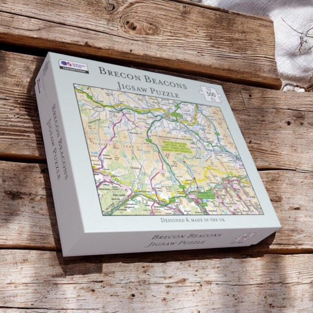 OS Map 500 Piece Premium Jigsaw Puzzle  Brecon