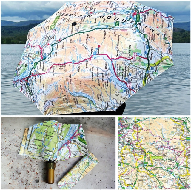 OS Map Premium Umbrella  Peak District National Park