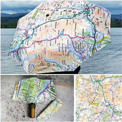 OS Map Premium Umbrella  Lake District National Park