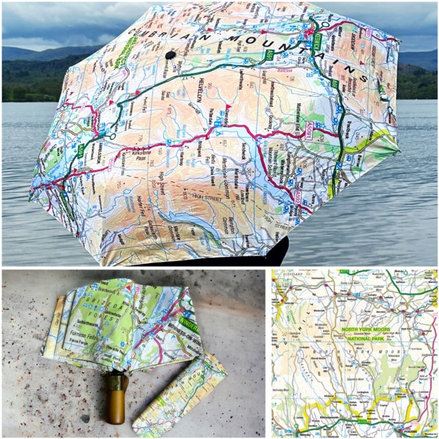 OS Map Premium Umbrella  North York Moors National Park