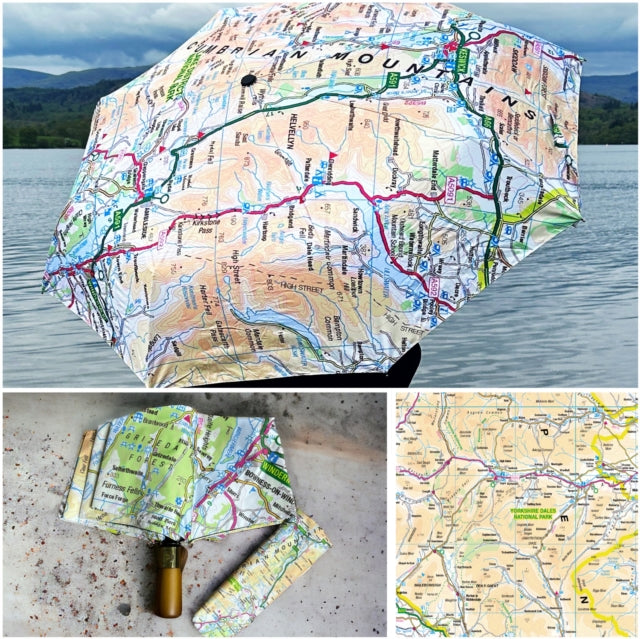 OS Map Premium Umbrella  Yorkshire Dales National Park