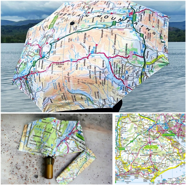 OS Map Premium Umbrella  New Forest National Park