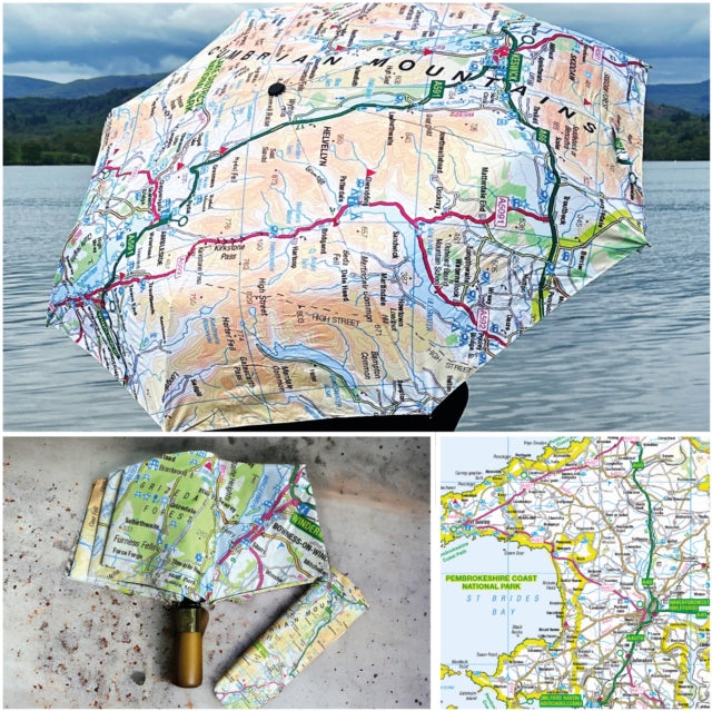 OS Map Premium Umbrella  Pembrokeshire Coast National Park