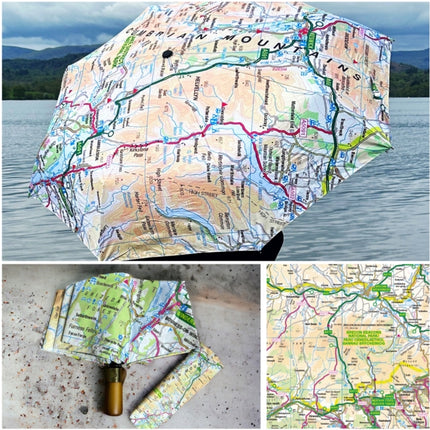 OS Map Premium Umbrella  Brecon Beacons National Park