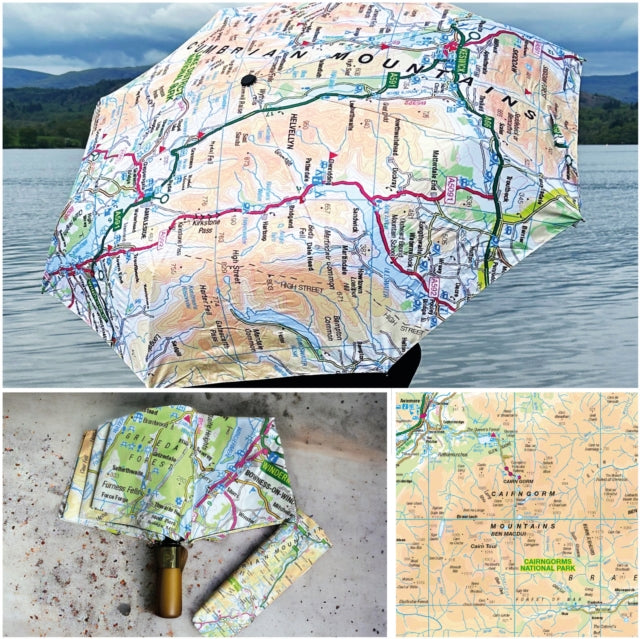 OS Map Premium Umbrella  Cairngorms National Park