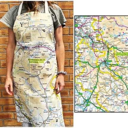 OS Map Adult Apron  Peak District National Park