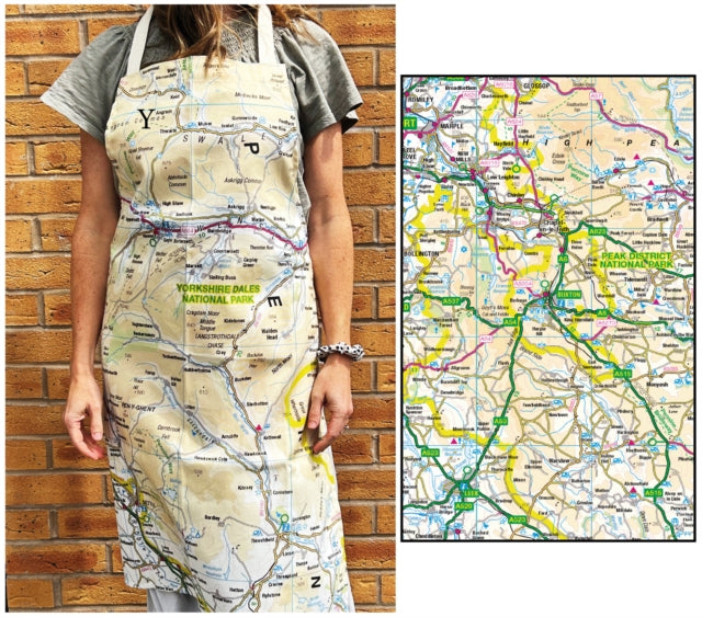 OS Map Adult Apron  Peak District National Park