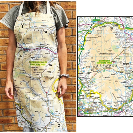OS Map Adult Apron  Dartmoor National Park